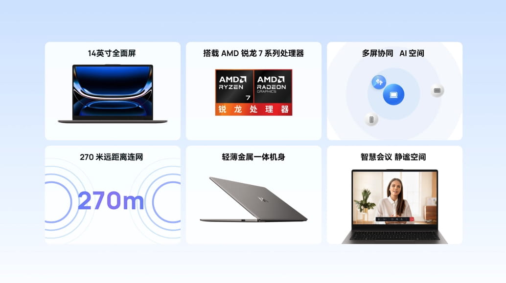 轻薄有实力，效率超在线！WIKO Hi MateBook D 14锐龙版正式开售